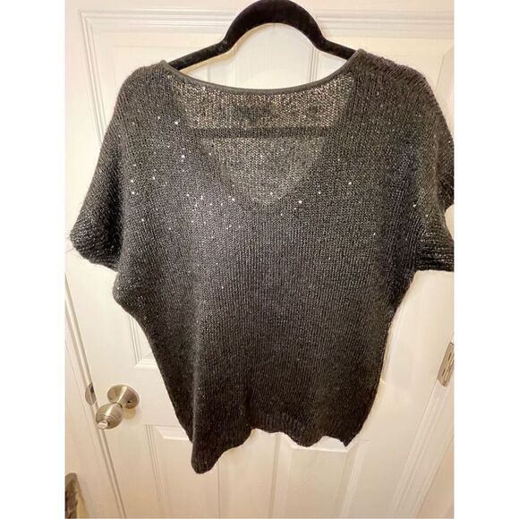 Jeans by Buffalo women’s black sequined large sweater - Picture 2 of 6